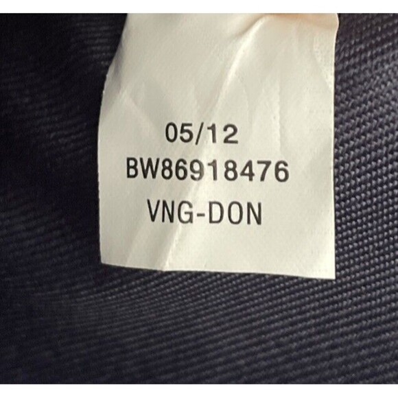 Tommy Hilfiger Zip Around Tablet Case TH Pattern Black Gray Gold Logo 10.5” x 8” - Picture 7 of 8